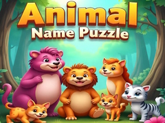 Spiel Animal Name Puzzle