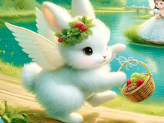 Spiel Jigsaw Puzzle: Angel Bunny