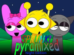 Spiel Sprunki Pyramixed: Night Edition