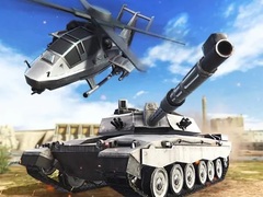 Spiel Strategy of war. Tanks and helicopters