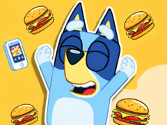 Spiel Jigsaw Puzzle: Burger Dog Bluey