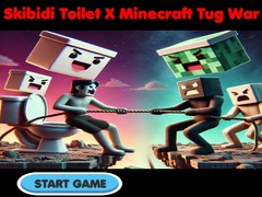 Spiel Skibidi Toilet X Minecraft Tug War