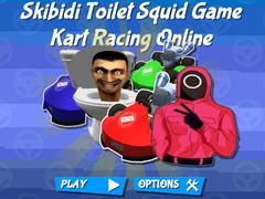 Spiel Skibidi Toilet Squid Game Kart Racing Online