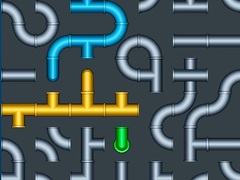 Spiel Connect The Pipes Water Puzzle