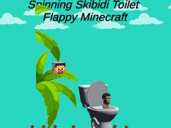 Spiel Spinning Skibidi Toilet Flappy Minecraft