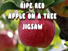 Spiel Ripe Red Apple on a Tree Jigsaw