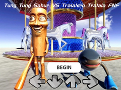 Spiel Tung Tung Sahur VS Tralalero Tralala FNF