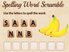 Spiel Spelling Word Scramble