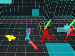 Spiel Stickman Neon Sword Fighting