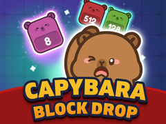 Spiel Capybara Block Drop