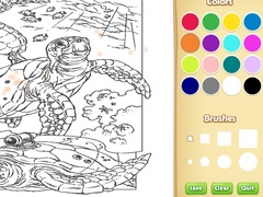 Spiel Sea Animal Coloring Book