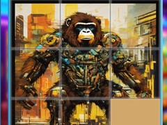 Spiel Gorilla Sliding Puzzles