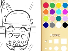 Spiel Boba Tea Coloring Book for Kids