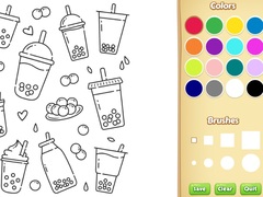 Spiel Cute Boba Coloring Book for Kids