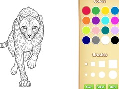 Spiel Wild Animals Coloring Book