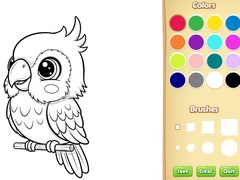 Spiel Kawaii Animal Coloring Book
