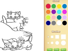 Spiel Cats Coloring Book For Kids