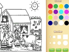 Spiel Farm Coloring Book For Kids