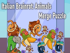 Spiel Italian Brainrot: Animals Merge Puzzle