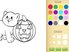 Spiel Halloween Coloring Book