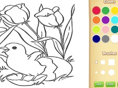 Spiel Flowers Coloring Book For Kids