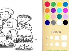 Spiel Wedding Coloring Book for Kids