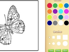 Spiel Butterflies Coloring Book for Kids