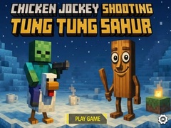 Spiel Chicken Jockey Shooting Tung Tung Sahur