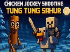 Spiel Chicken Jockey Shooting Tung Tung Sahur