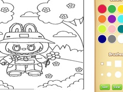 Spiel Labubu Coloring Book For Kids