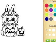 Spiel Halloween Labubu Coloring & Drawing Game