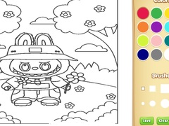 Spiel Cute Labubu Coloring Book for Kids