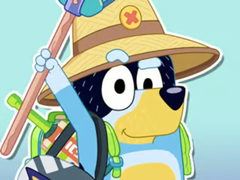 Spiel Jigsaw Puzzle: Bluey Happy Father's Day