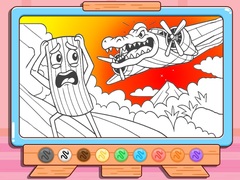 Spiel Coloring Book: Bombardino Crocodilo
