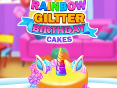 Spiel Rainbow Glitter Birthday Cakes
