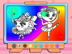 Spiel Coloring Book: Ballerina Cappuccin