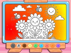 Spiel Coloring Book: Happy Flower