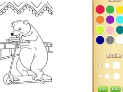 Spiel Circus Animals Coloring Book