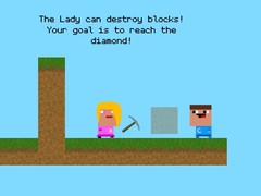 Spiel Lady And Nubik Build And Dig