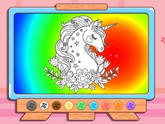 Spiel Coloring Book: Glitter Unicorn