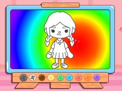 Spiel Coloring Book: Toca Boca Girl