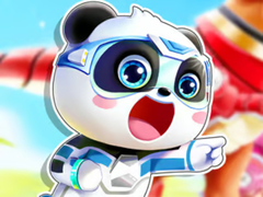 Spiel Jigsaw Puzzle: Baby Panda Robot Team