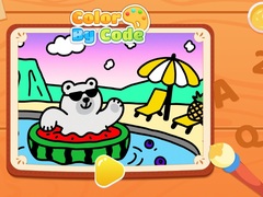 Spiel Color By Code: Polar Bear