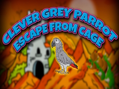 Spiel Clever Grey Parrot Escape from Cage