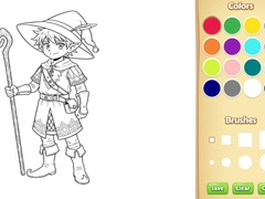Spiel Elf Coloring Book