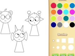 Spiel Sprunki Coloring Pages