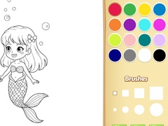 Spiel Mermaid Coloring Book For Kids