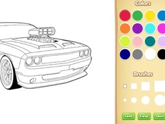 Spiel Car Coloring Book