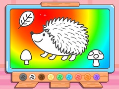 Spiel Coloring Book: Hedgehog