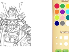 Spiel Samurai Coloring Book